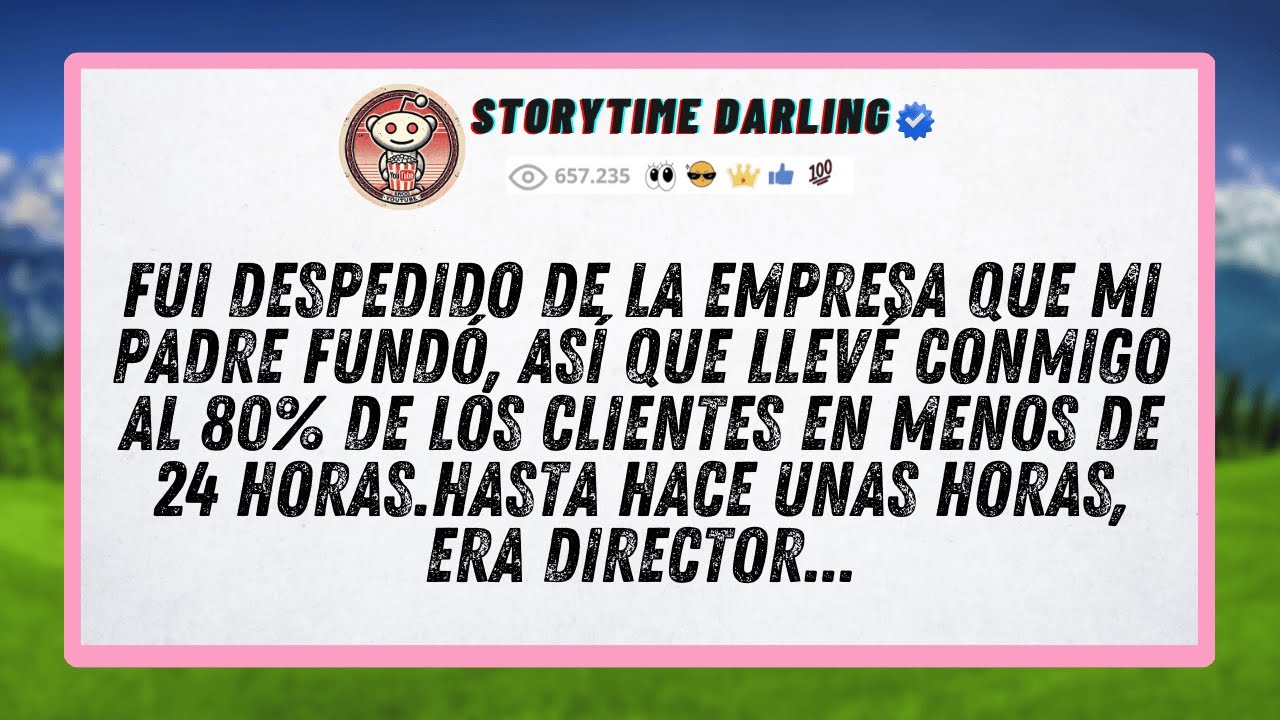 Fui despedido de la empresa que mi padre fundó, así que llevé conmigo al 80% de los clientes en...