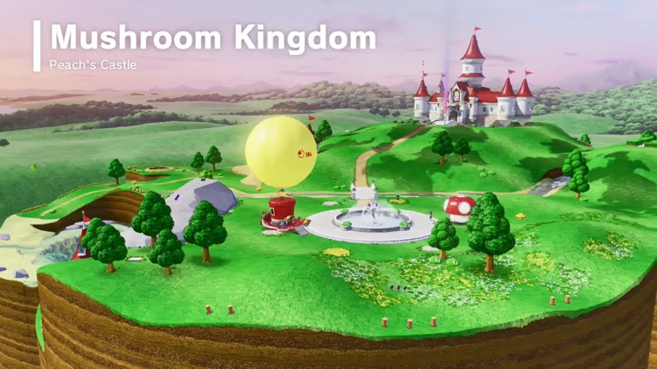 Super Mario Odyssey | Mushroom Kingdom - All Power Moons & Purple Coins