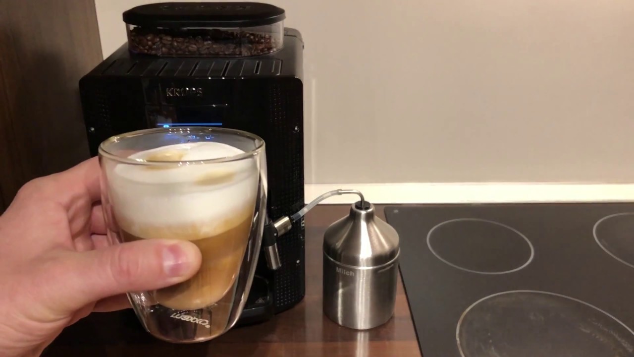 ► Latte on KRUPS Espresseria Auto Pisa EA815070