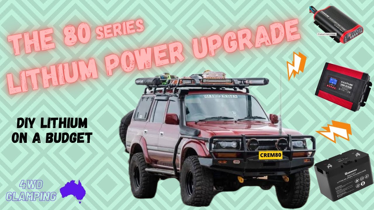 4wd budget lithium 12v system