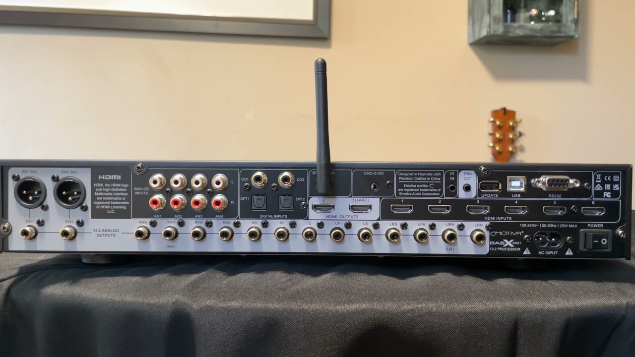 HTJ - Emotiva MC1 13.2 Home Cinema Processor preview Pt.1