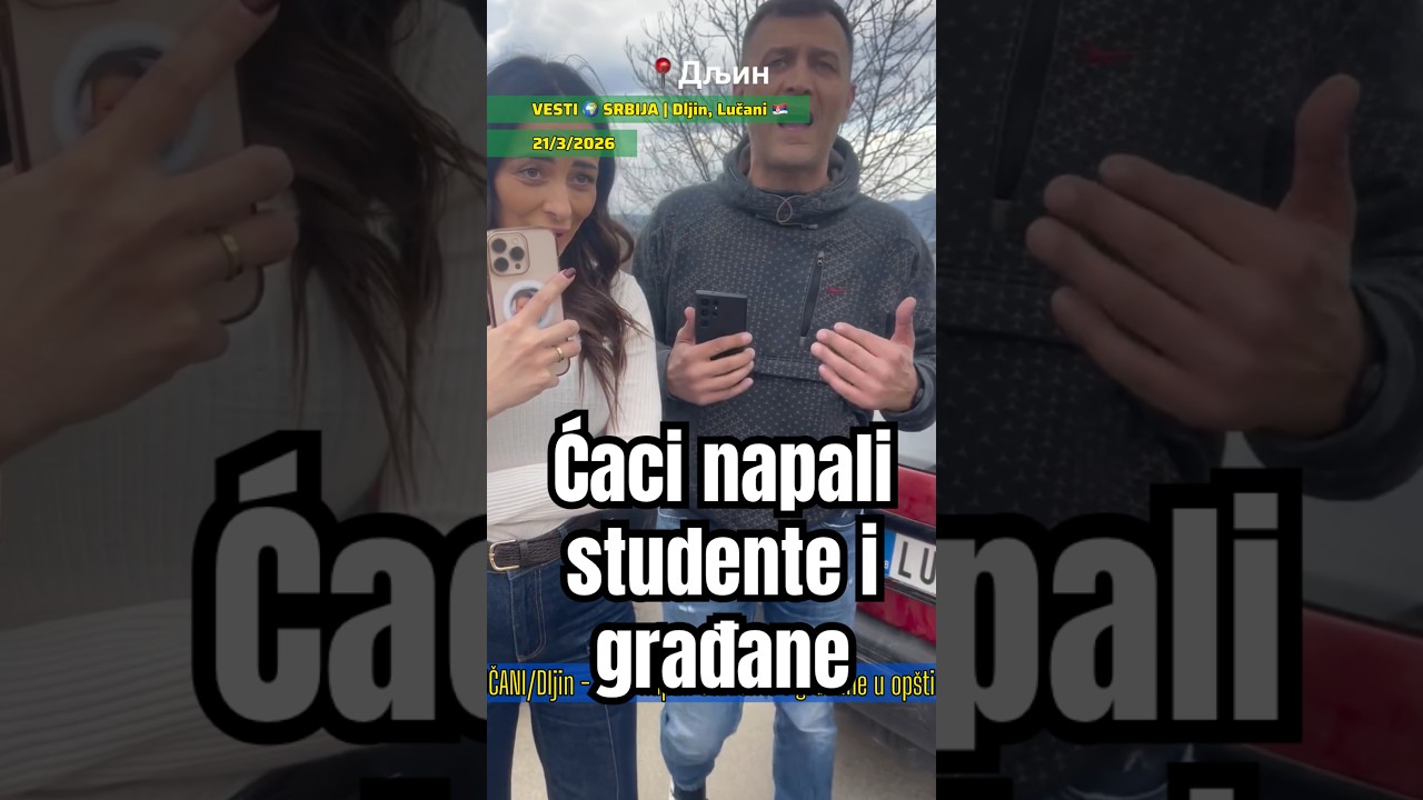 Ćaci napali studente i građane u op&scaron;tini Lučani