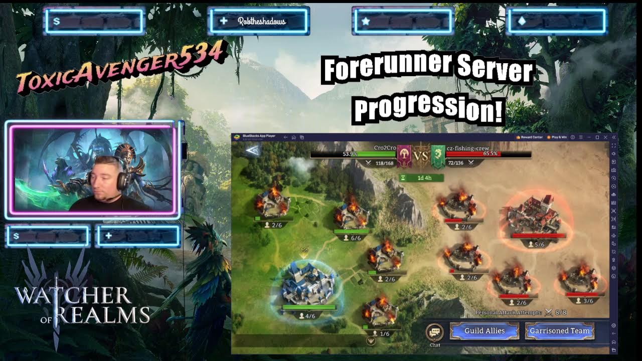 WOR Forerunner Server Progression! And Can we Get Our First leggo!