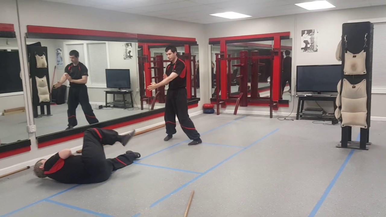 Wing Chun overhead stick defense