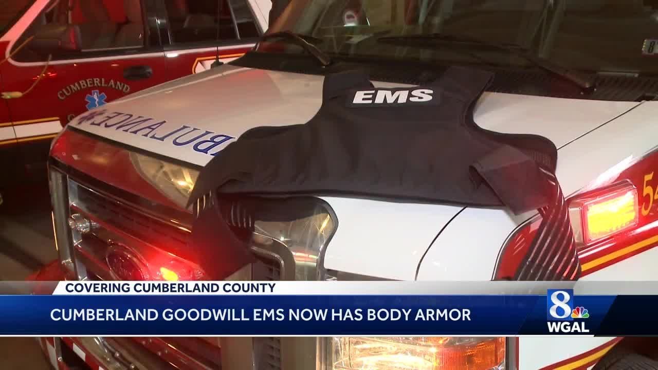 EMS equipped with body armor