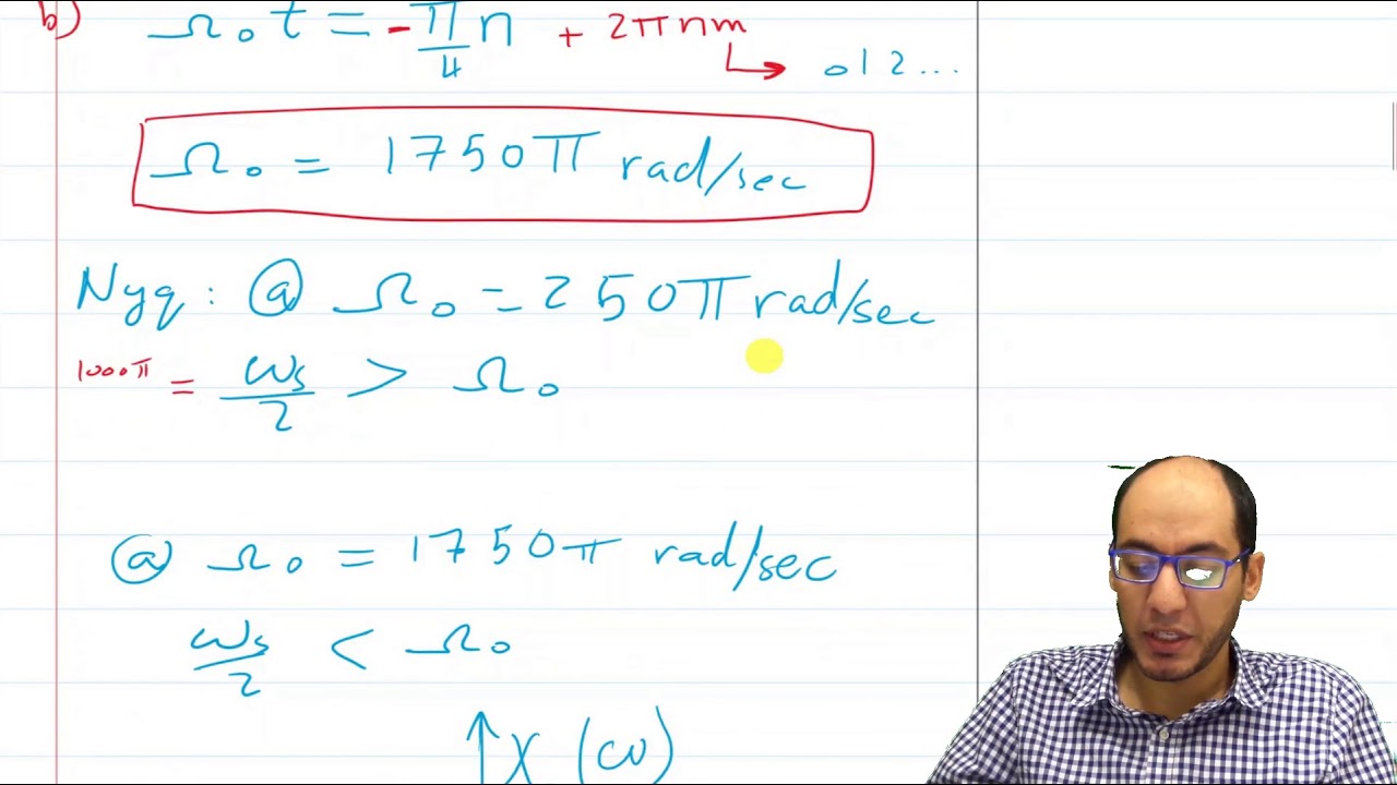 Sig2Sec3[Arab]Nyquist Sampling Theorem Examples