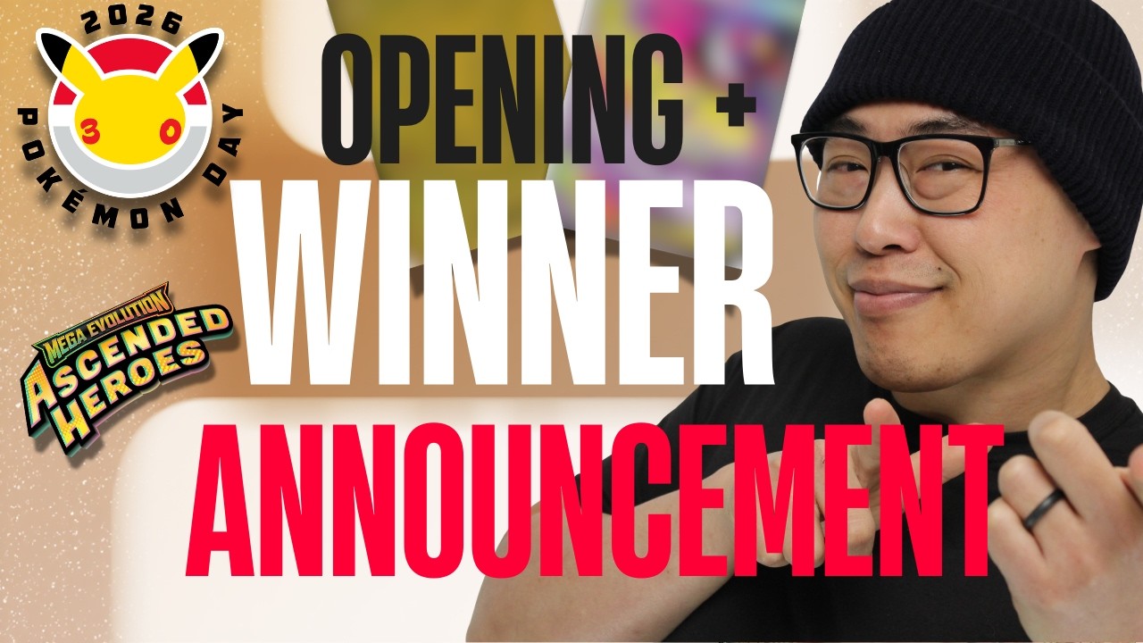 Happy Pokémon Day! Ascended Heroes Opening + Giveaway Winner Reveal 🎁🔥