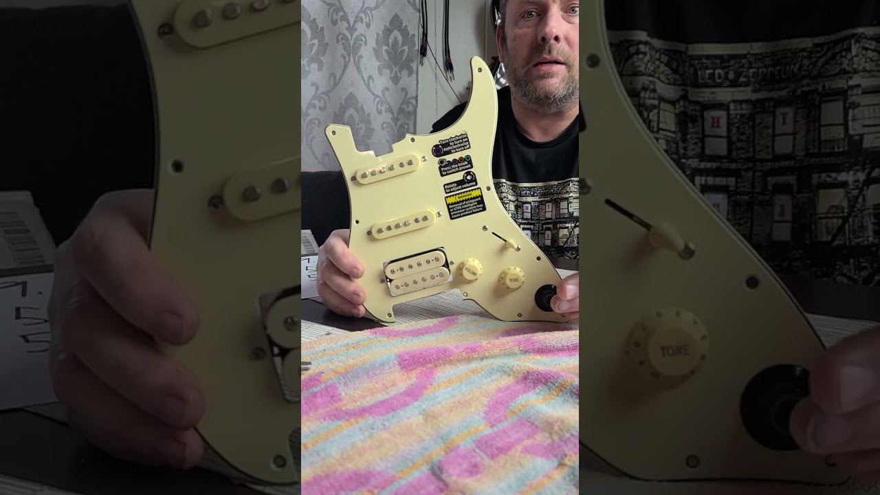 Mooer GTRS pickup swap - single coils are 50mm