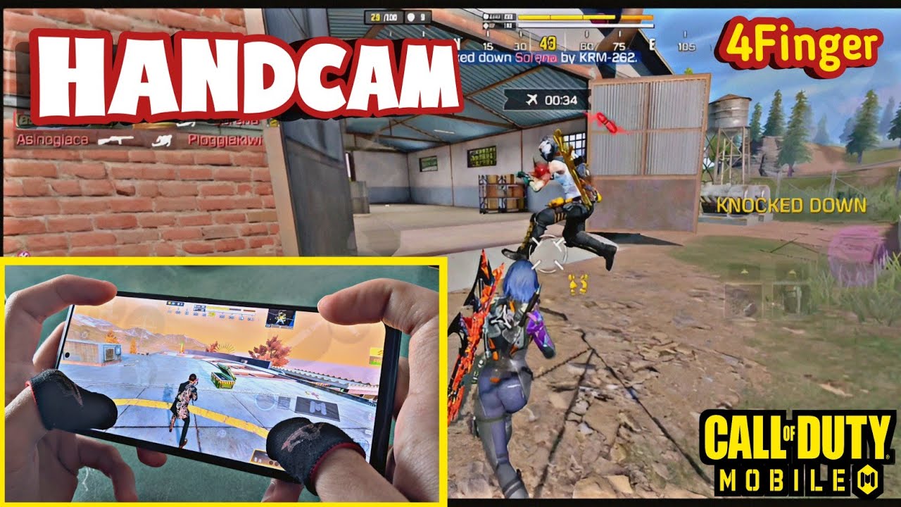 CODM HANDCAM ON POCO F3 📲PERFORMANCE ⚙️ 4FINGER CLAW [Call Of Duty Mobile Gameplay] POCO F3 CODM