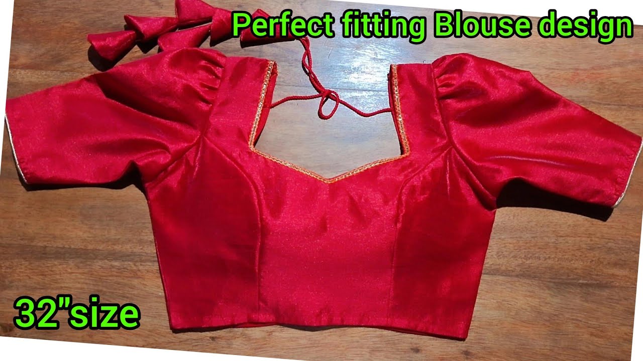 32"size princess cut blouse design cutting and stitching for beginners 👌 💯 