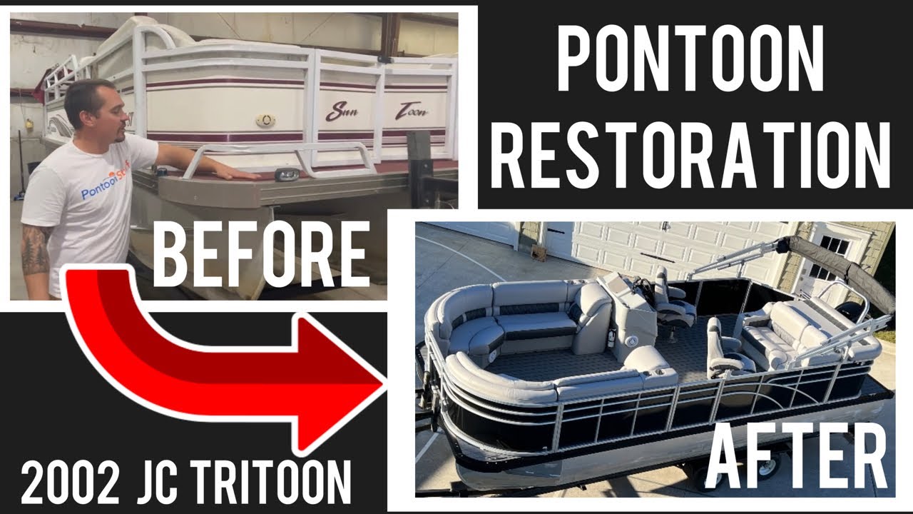 Full Pontoon Restoration Project - 2002 JC 20' Tritoon