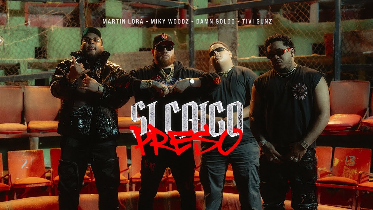 Miky Woodz, Tivi Gunz, Damn Goldo & Martin Lora - Si Caigo Preso (Video Oficial)