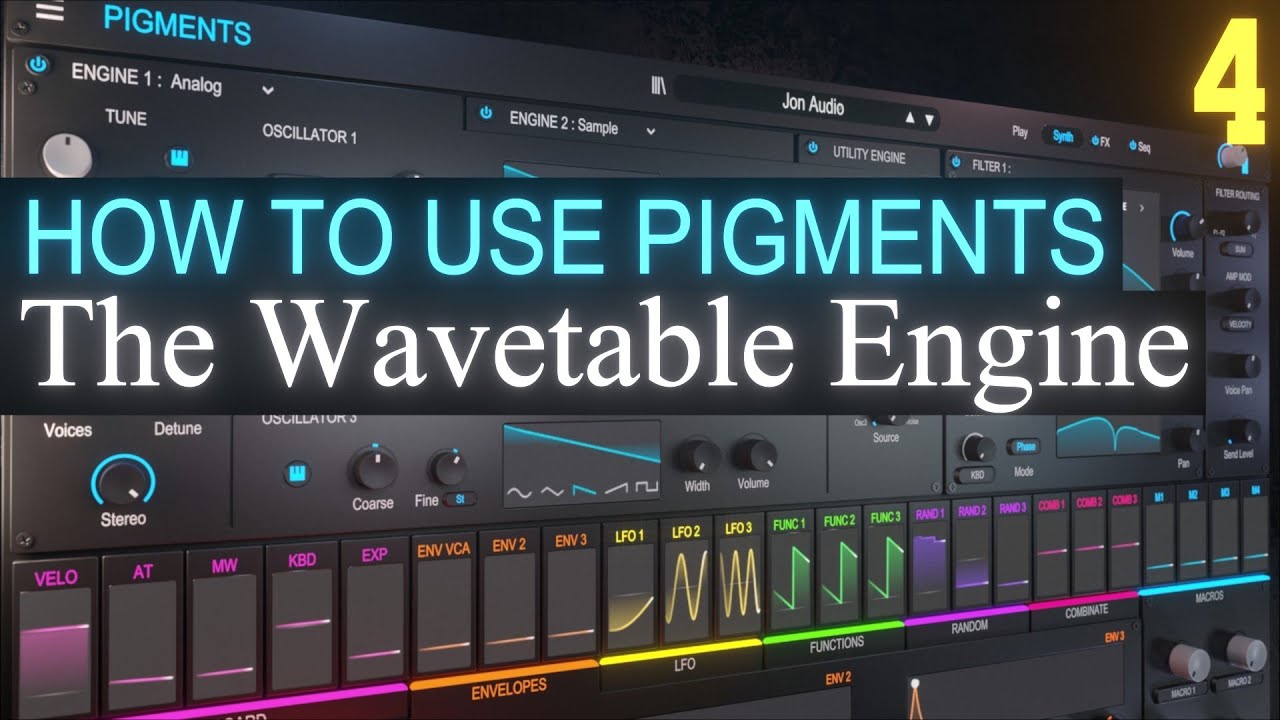 The Wavetable Engine PART 4 | Arturia Pigments 3.5 Tutorial