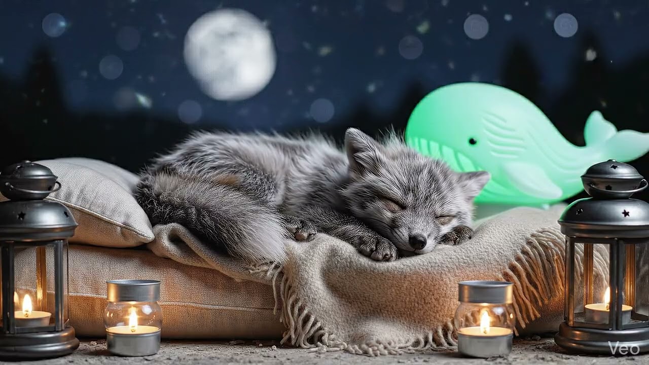 🌄Gentle Night Calm 💫| Soft Sleep Visual Background🌛