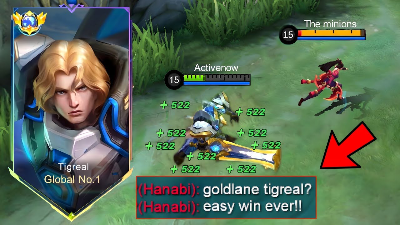 GLOBAL TIGREAL NEW BUILD FOR LIFESTEAL HACK! THIS BUILD IS TOTALLY BROKEN - Mobile Legends