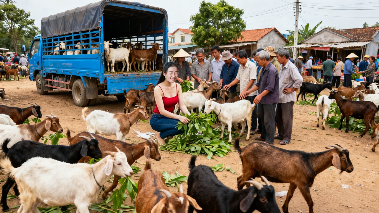 157 Days Harvesting 1000+ Giant Goats On The Farm Go To Sell | Dao’s Country Life