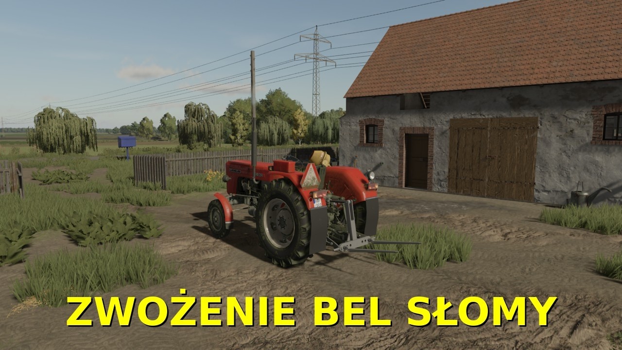 Zwożenie bel słomy |Ursus c360| 🔥 FS22 ✔ Time-lapse