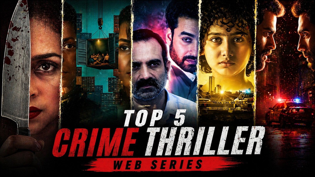Top 5 Crime Thriller Web Series | Don’t Watch Alone 😨 | Filmy Table