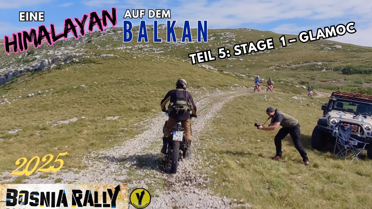 Eine Himalayan auf dem Balkan Teil 5 - Bosnia Rally 2025 stage 1