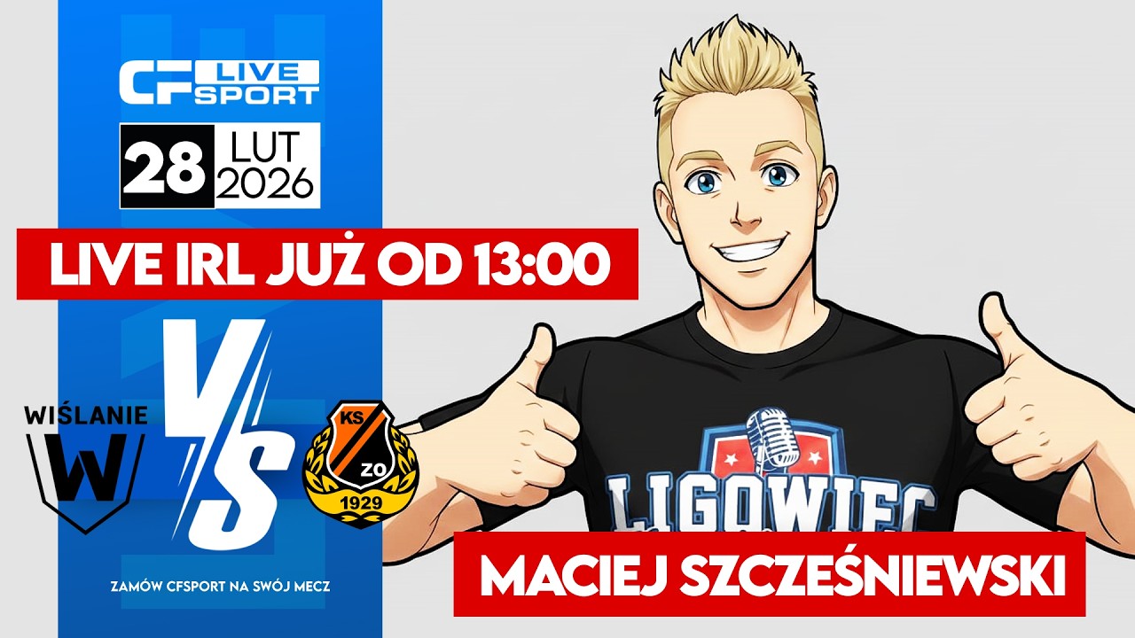 IRL 🔴 PRZED HITEM BETCLIC 3. LIGI | MACIEJ SZCZEŚNIEWSKI W SKAWINIE 🎙️ | WIŚLANIE VS KSZO 1929