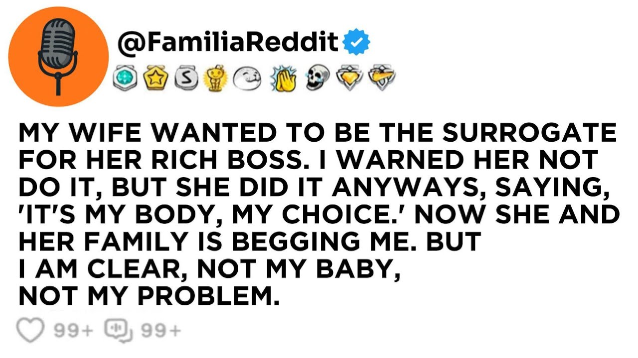 MY WIFE WANTED TO BE THE SURROGATE FOR HER RICH BOSS. I WARNED HER NOT DO IT, BUT SHE DID IT ANYWAYS