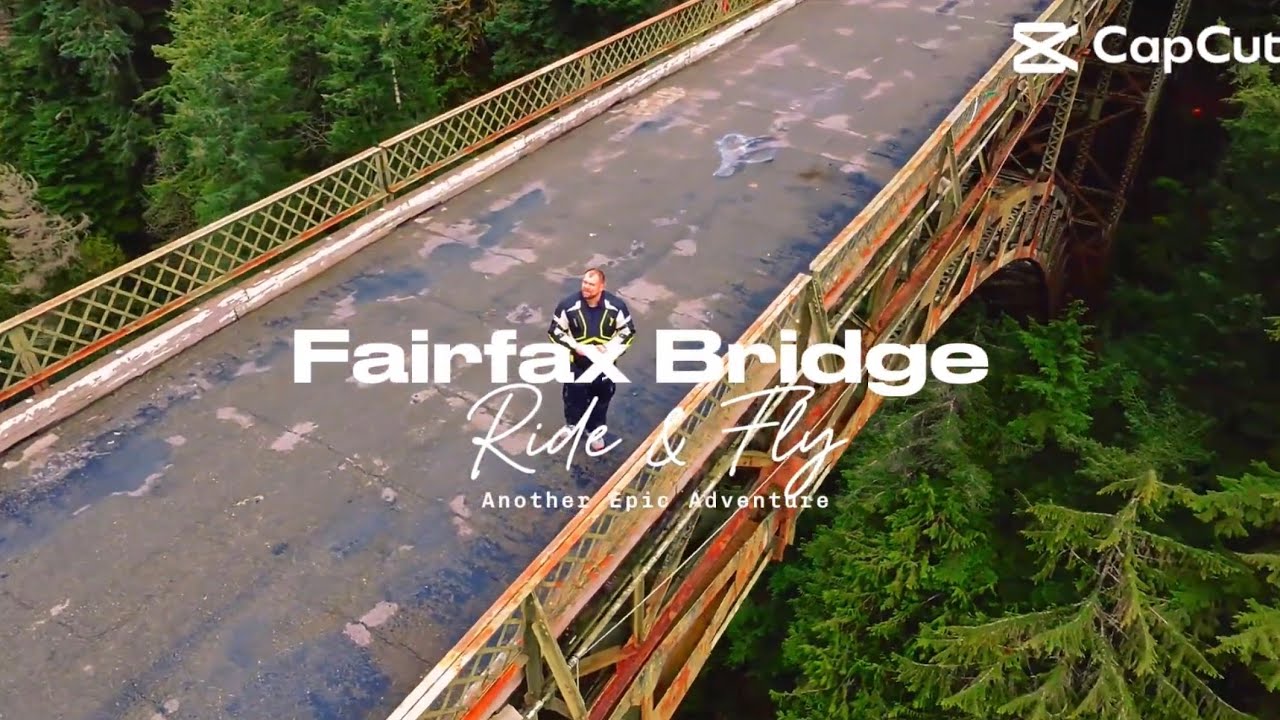 Old Fairfax Bridge - Ride and Fly with EUC and DJI drones