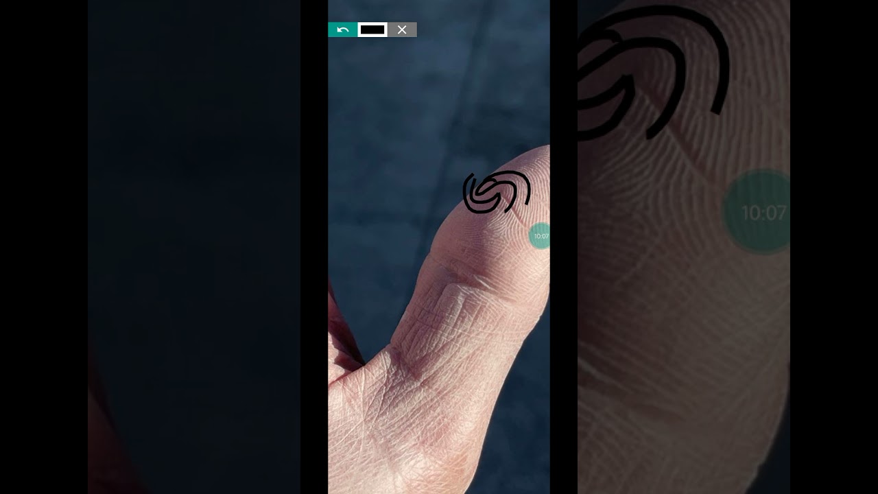 Double loop fingerprints #shorts