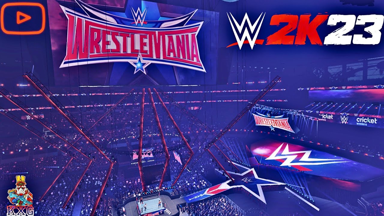WrestleMania 32 Modded Arena At AT&T STADIUM Showcase With ENTRANCES |KanavXGaming | WWE 2K23 MOD