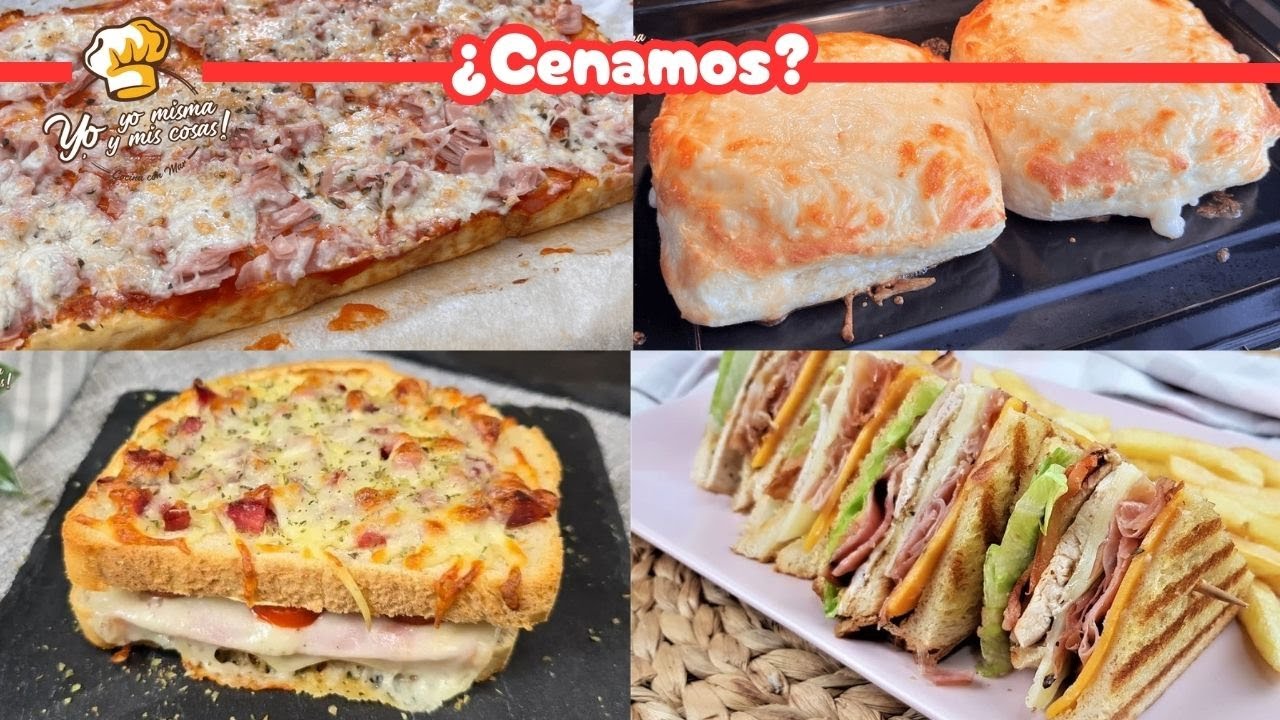 Ideas de Cenas con Bocadillos fáciles y delicioso