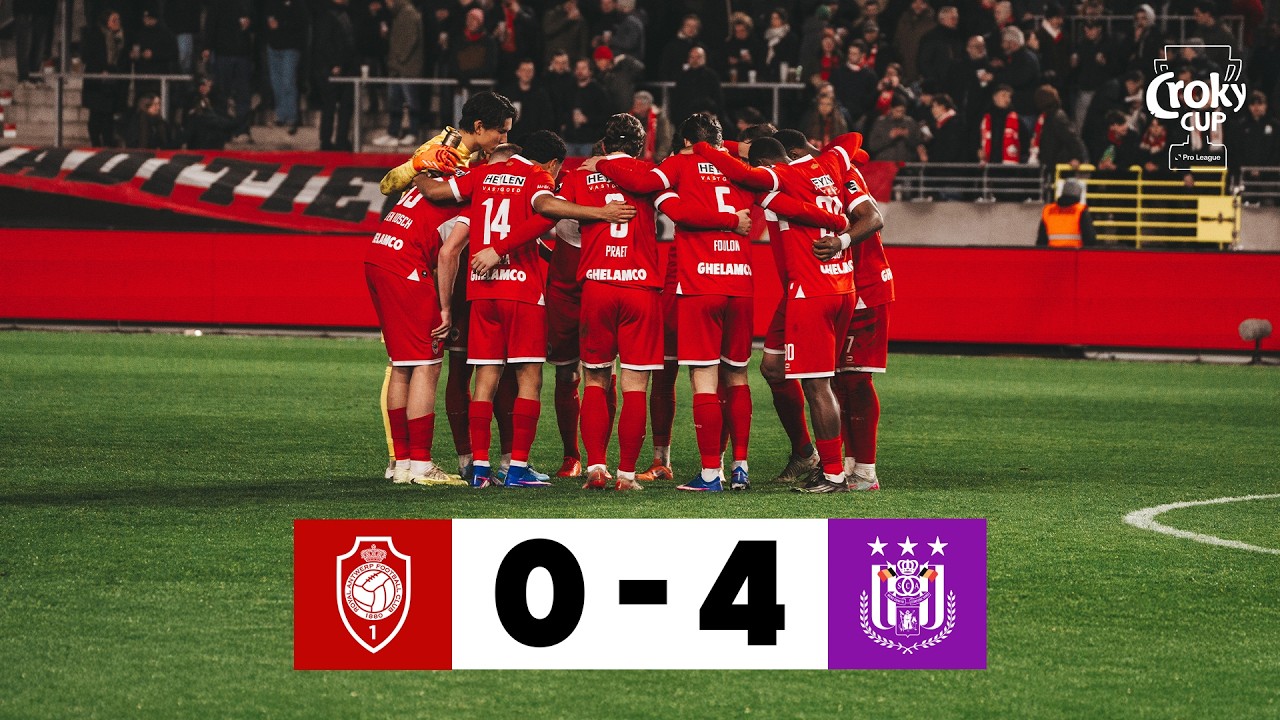 HIGHLIGHTS I R ANTWERP FC 0-4 RSC ANDERLECHT I #CrokyCup 1/2 finale I 2025-2026