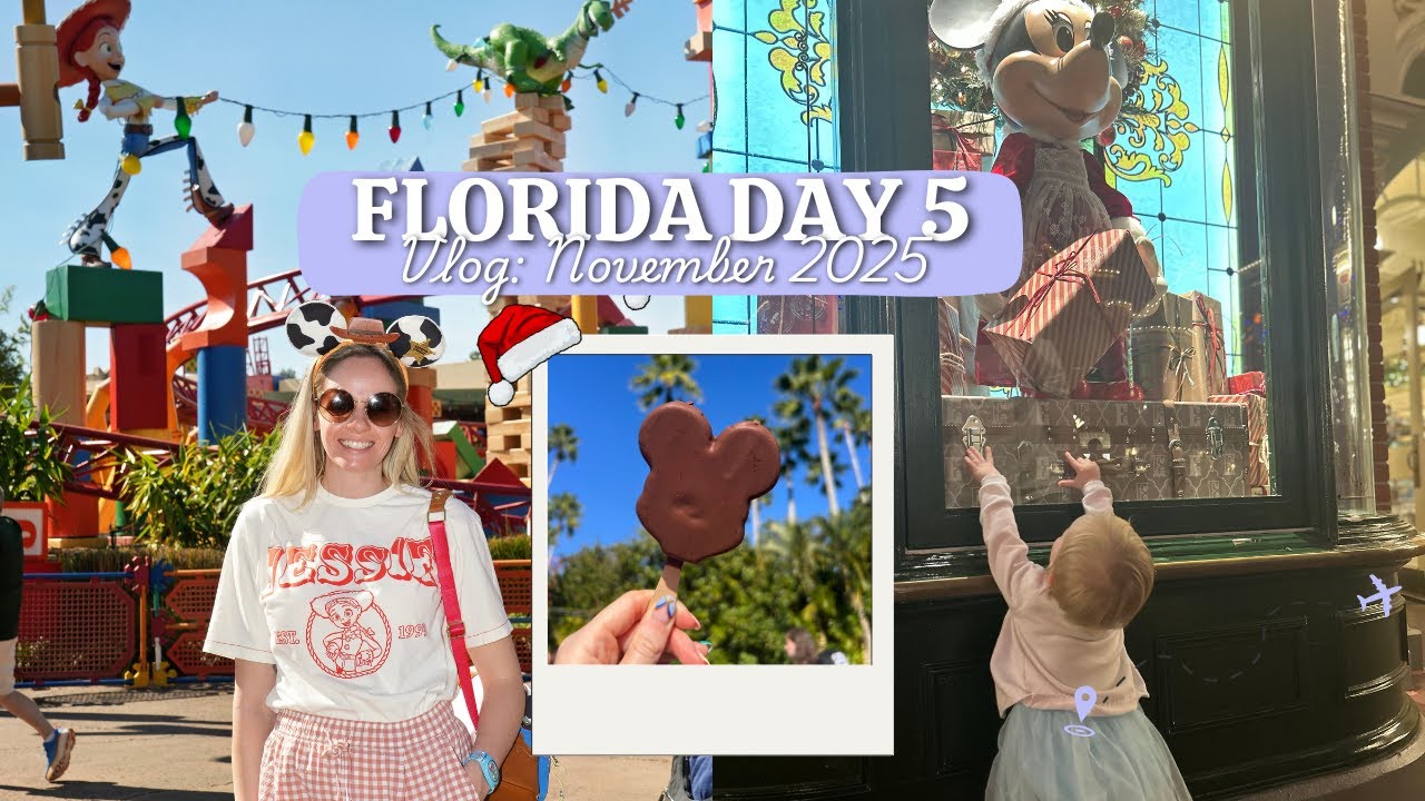 FLORIDA Day 5! 🎥 Toy Story Bound ⭐ | Rise Drama, Slinky Dog Waits, Must Eats & Starlight Parade!