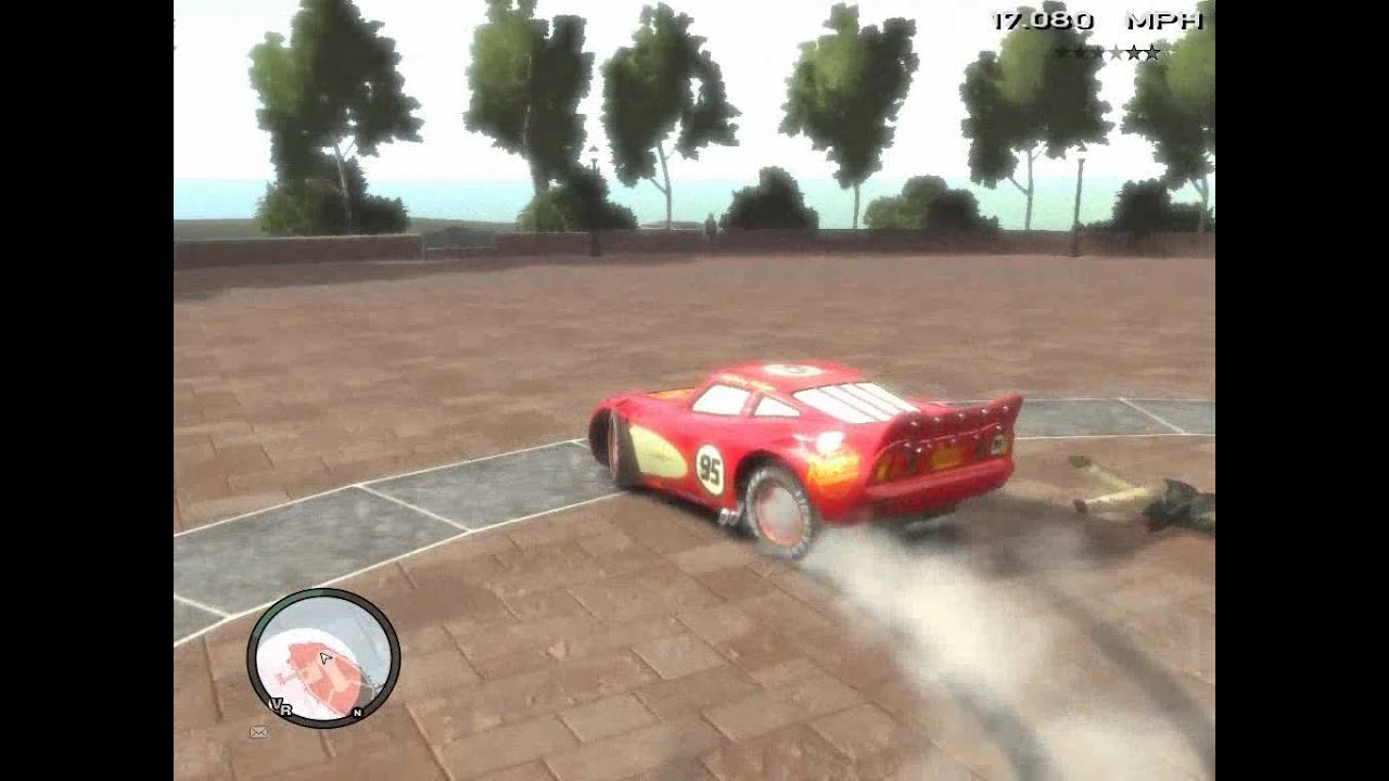 lightning mcqueen on GTA IV