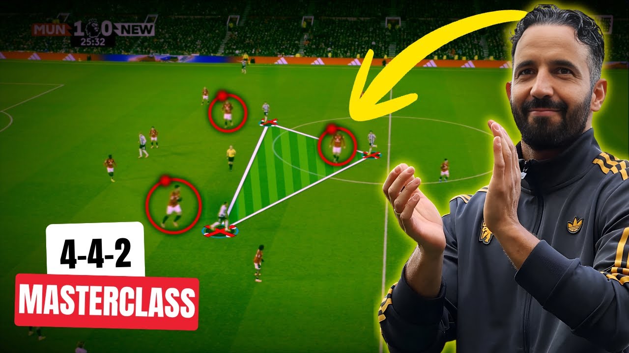 How Ruben Amorim's NEW 4-4-2 SYSTEM OUTCLASSED Newcastle | Manchester United Tactical Analysis