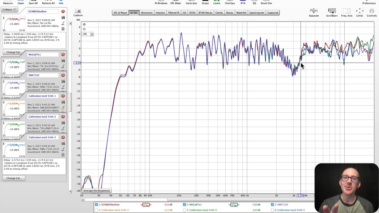 How to create custom microphone correction curves in REW