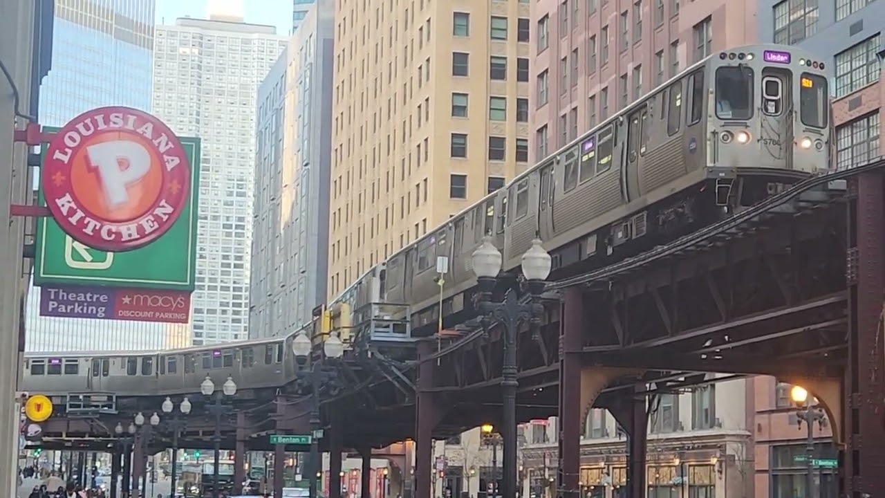 Brown Line to Kimball & Purple Line to Linden On (02/16/2026)