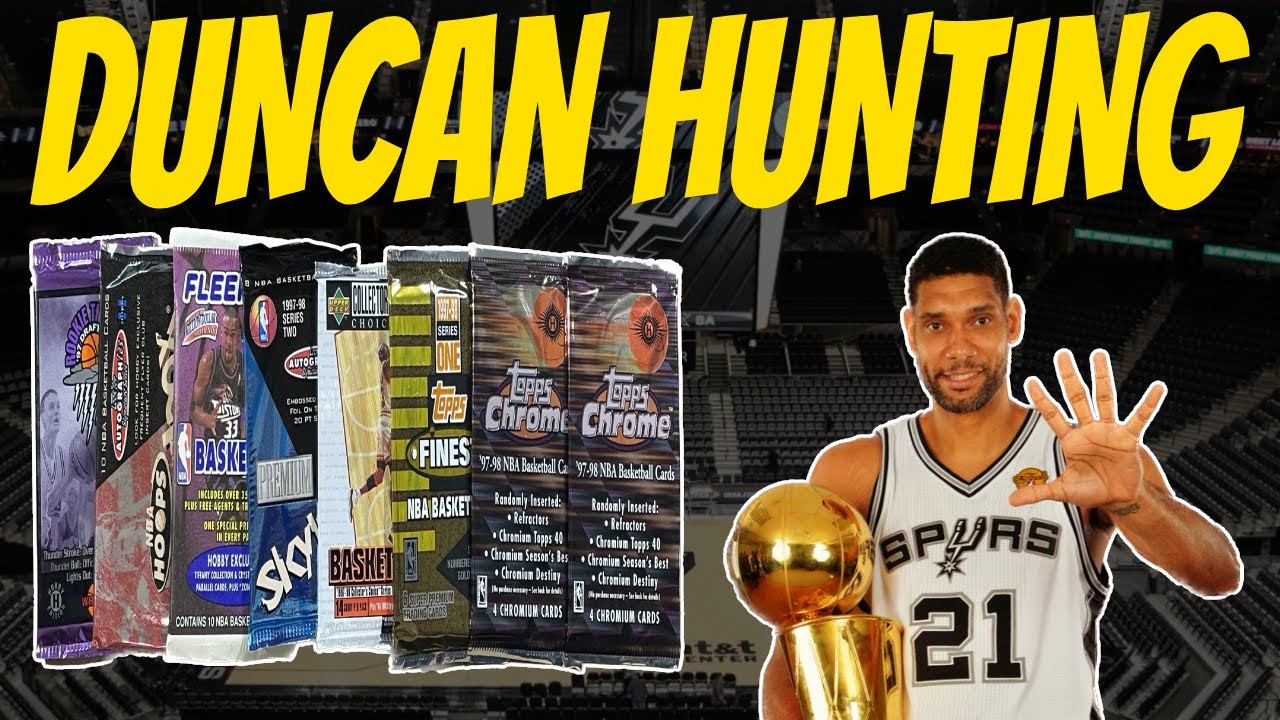 TIM DUNCAN ROOKIE HUNTING | Opening 1997-98 Packs! SPURS GET #1 PICK 🔥🔥