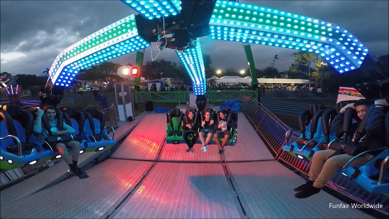 Experience the Rush: Modern Midway's HYPER LOOP POV at Our Lady's of Lourdes Fair Miami 2018! 🇺🇸