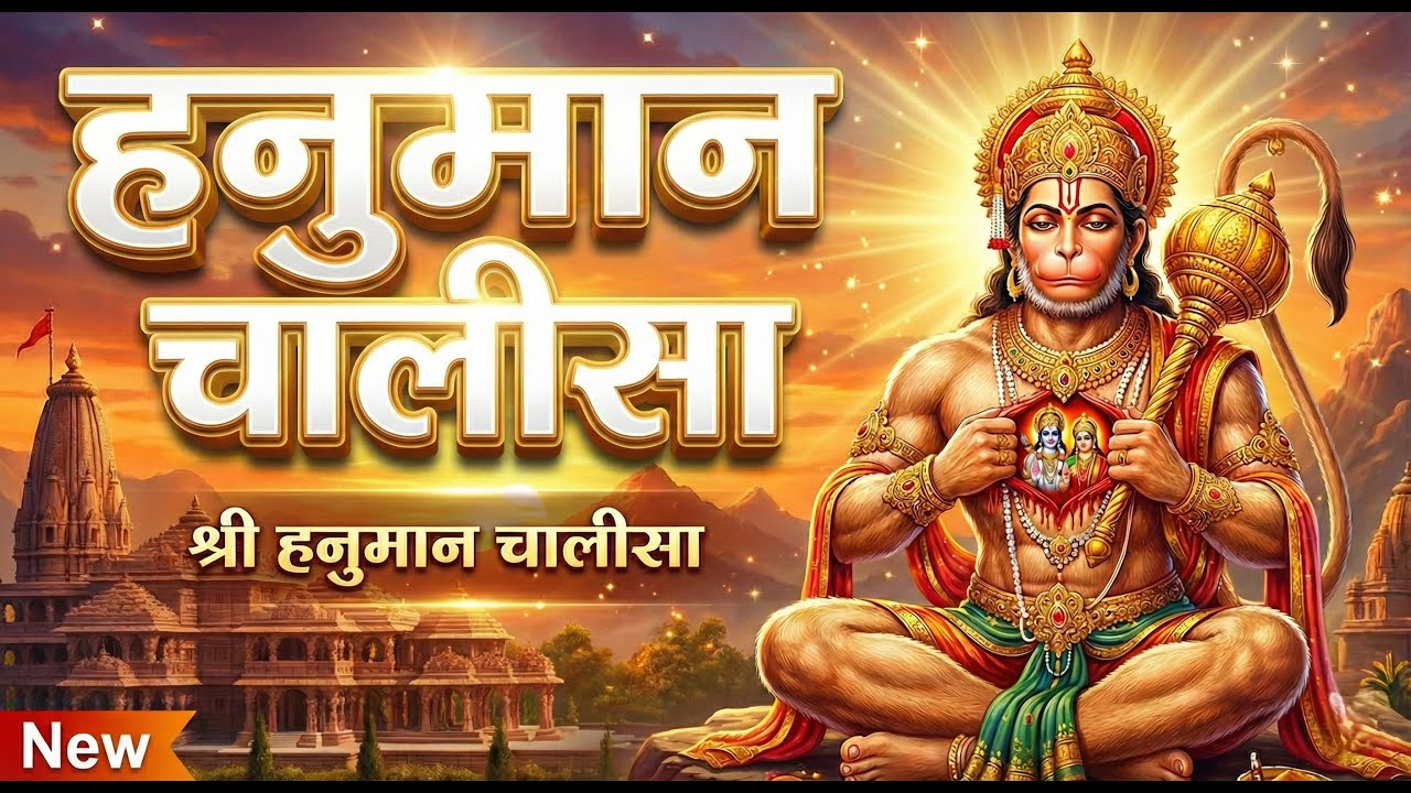 Hanuman Chalisa | Powerful Morning Bhajan 2025 | हनुमान चालीसा | श्री हनुमान भजन | जय बजरंगबली 🙏