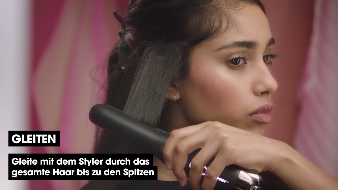 ghd unplugged - tutorial - wie werden haare gegl&auml;ttet