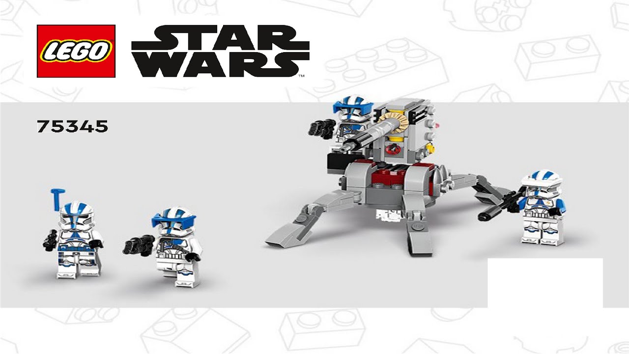 LEGO instructions - Star Wars - 75345 - 501st Clone Troopers Battle Pack