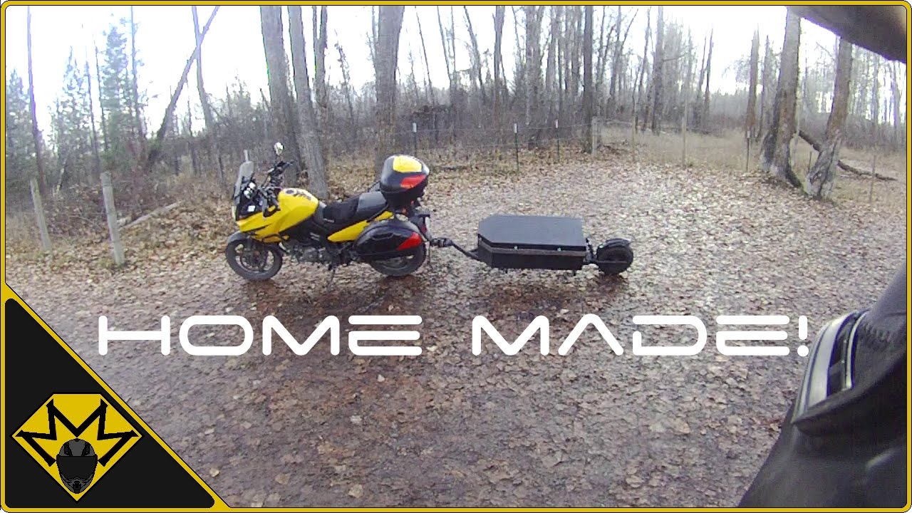 Motorcycle Trailer-Part 1 (Riding around!)