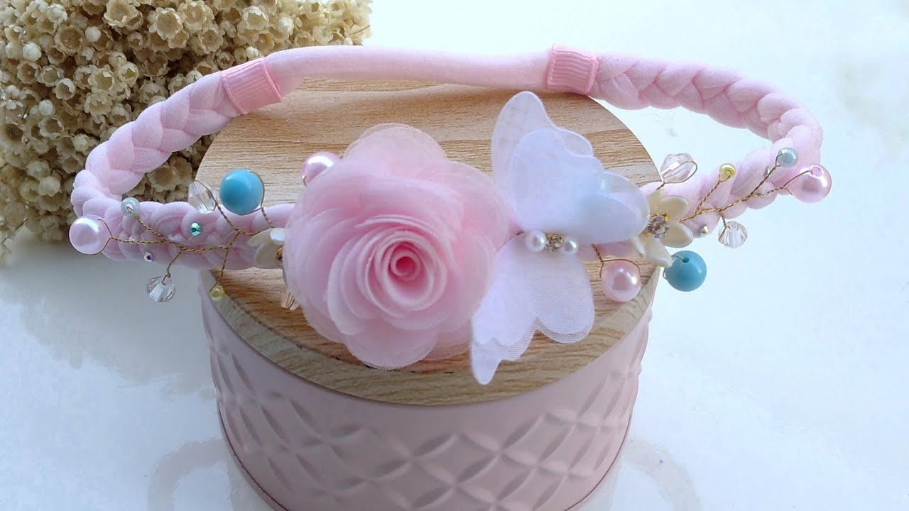Headband tema jardim encantado @lacosboutique3609