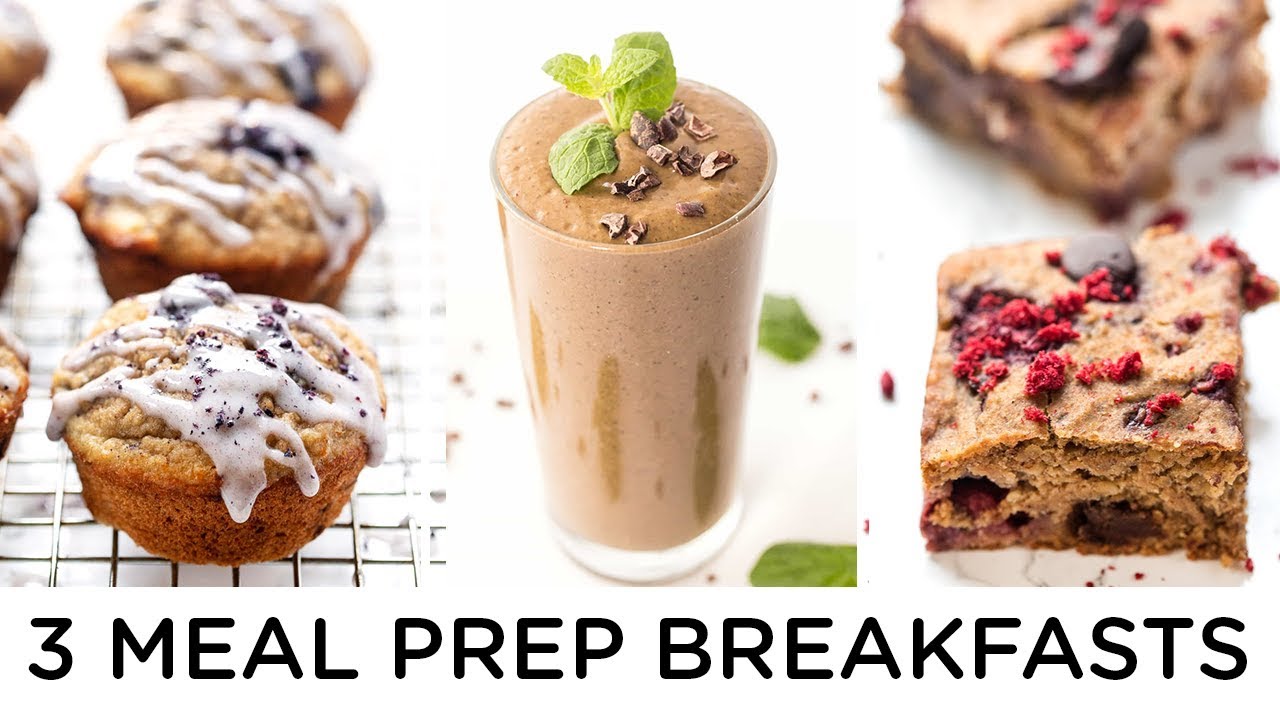 MEAL PREP BREAKFAST RECIPES | vegan, super quick & healthy