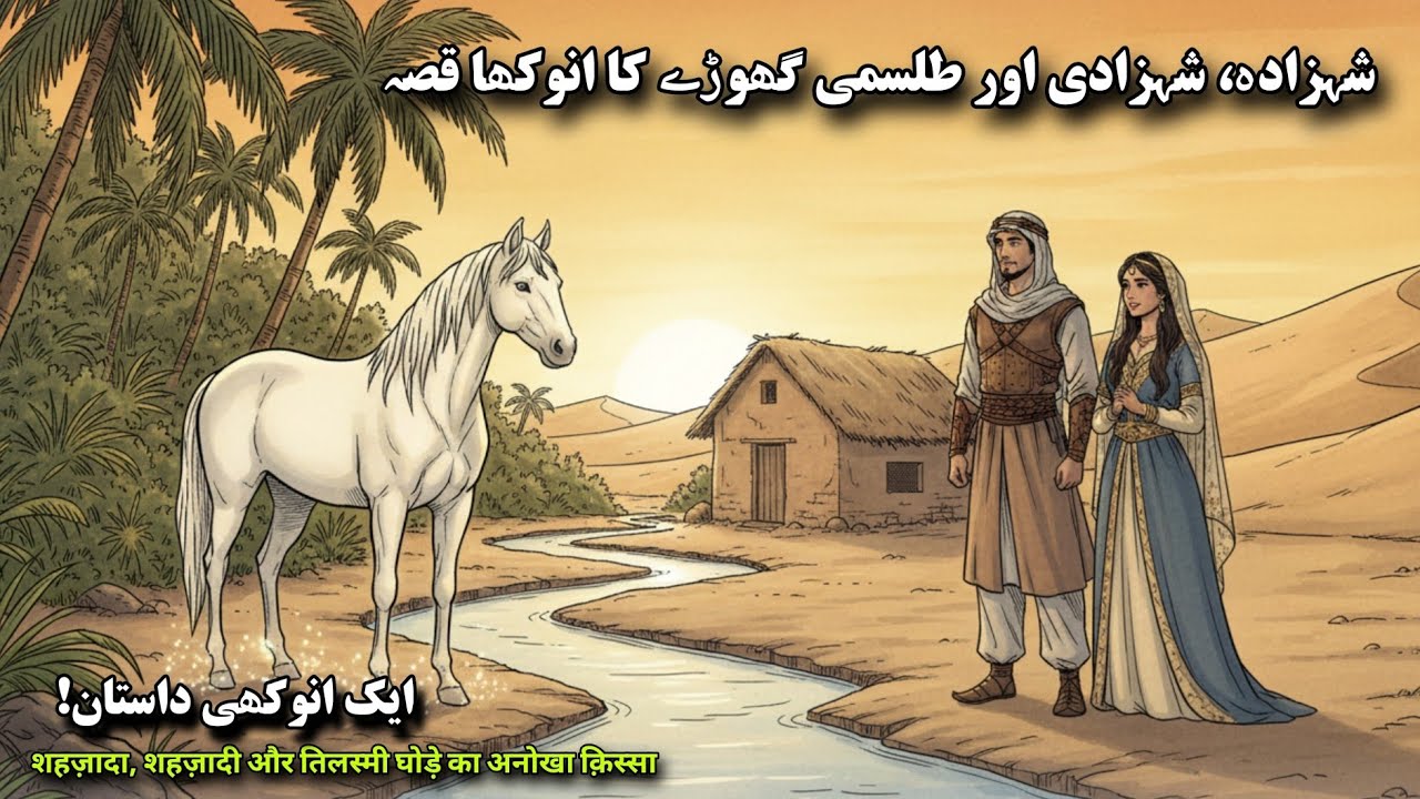 Shahzadi Or Tilasmi Ghore Ka Anokha Qissa || Moral Stories in Urdu || Hindi Moral Stories 