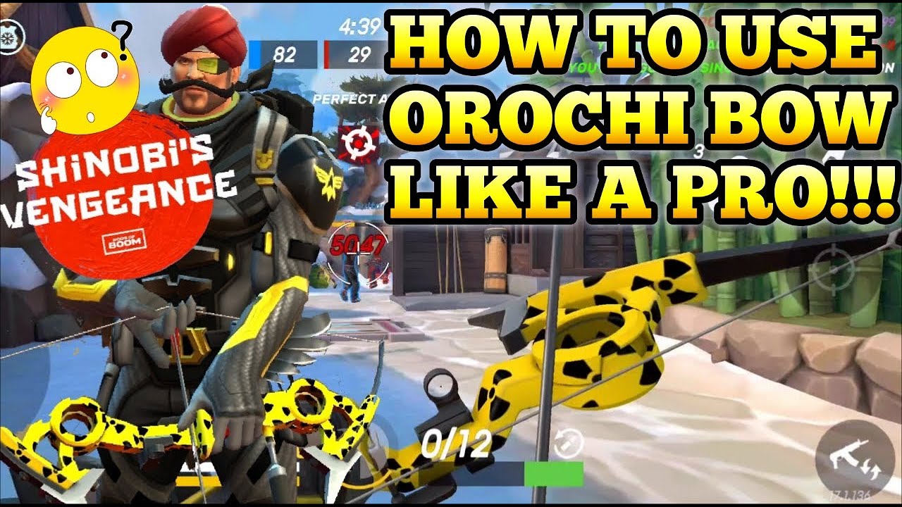 HOW TO USE OROCHI LIKE A PRO & 3vs4 SOLO GAMEPLAY GUNS OF BOOM HD