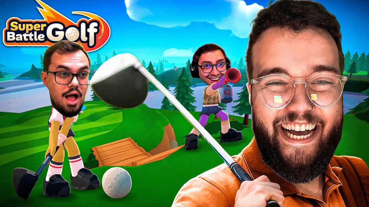 ex-COLEGAS JOGANDO GOLF! | Super Battle Golf