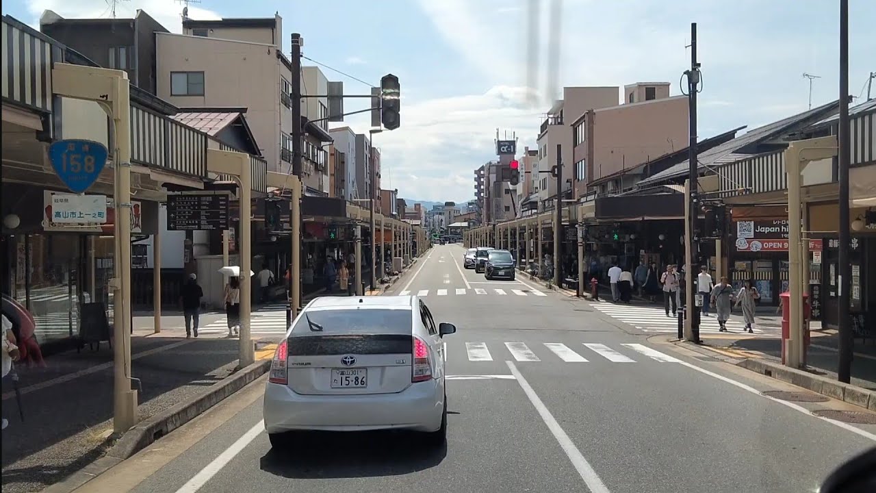岐阜県 高山市街～道の駅パスカル清見 ドライブ