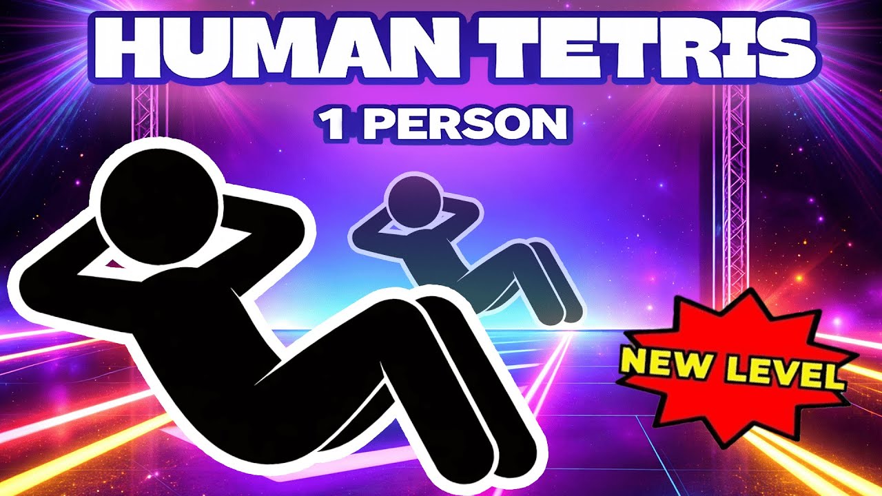 HUMAN TETRIS 1 Player | Immersive Interactive Warm Up