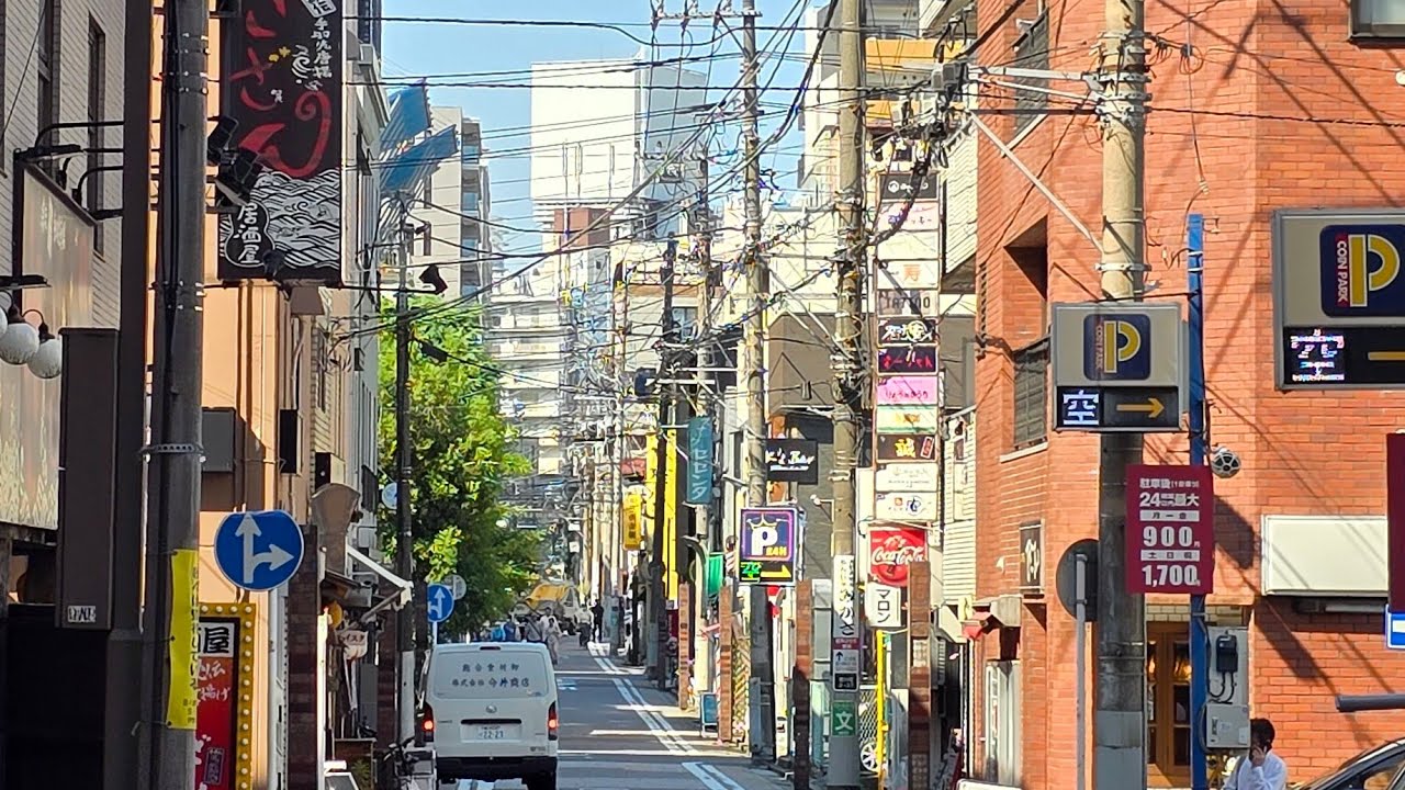 🇯🇵 Иокогама, Япония, летняя послеобеденная прогулка 4K