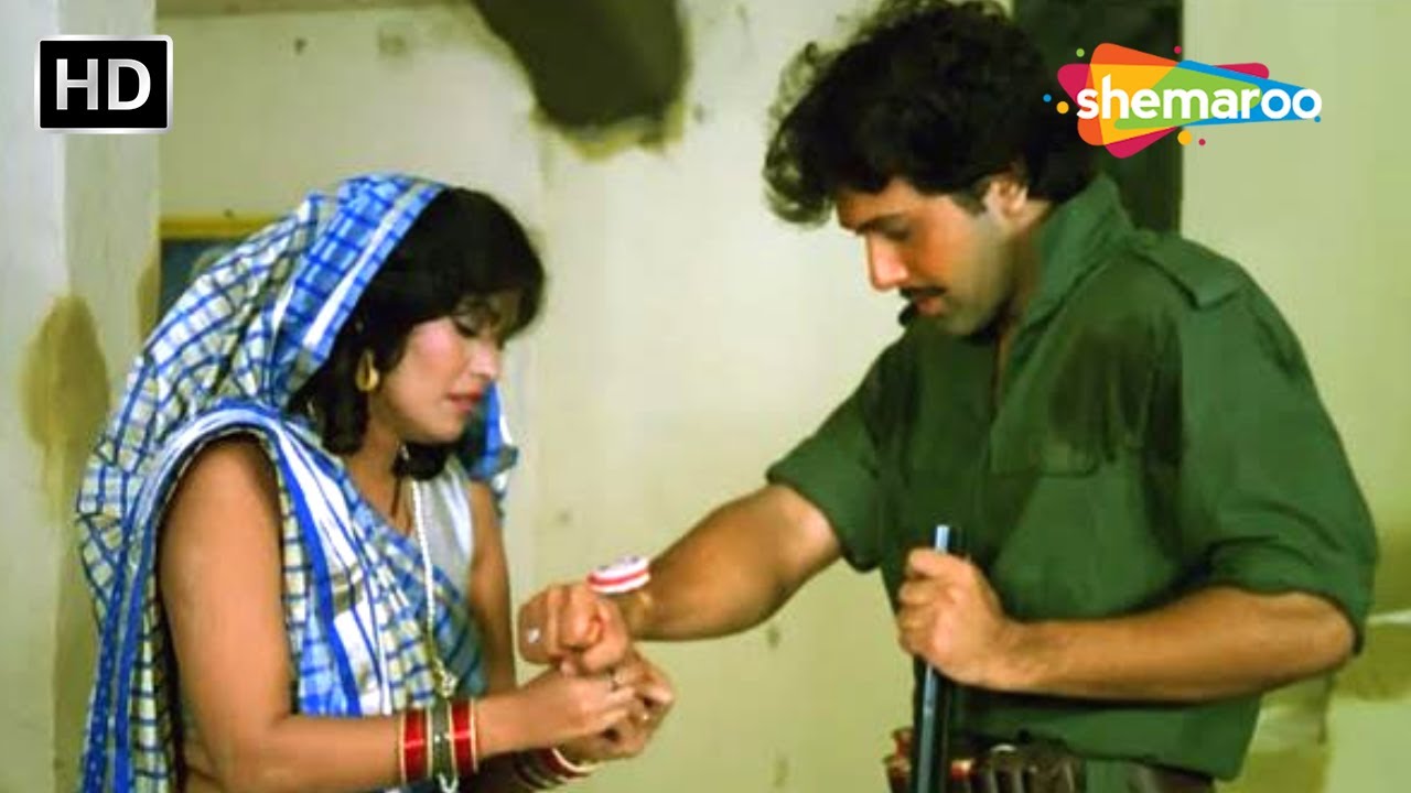 CLIMAX - I will go to get Rakhi tied and I will definitely go - Mera Lahoo - Govinda, Kimi Katkar, Gulshan - HD